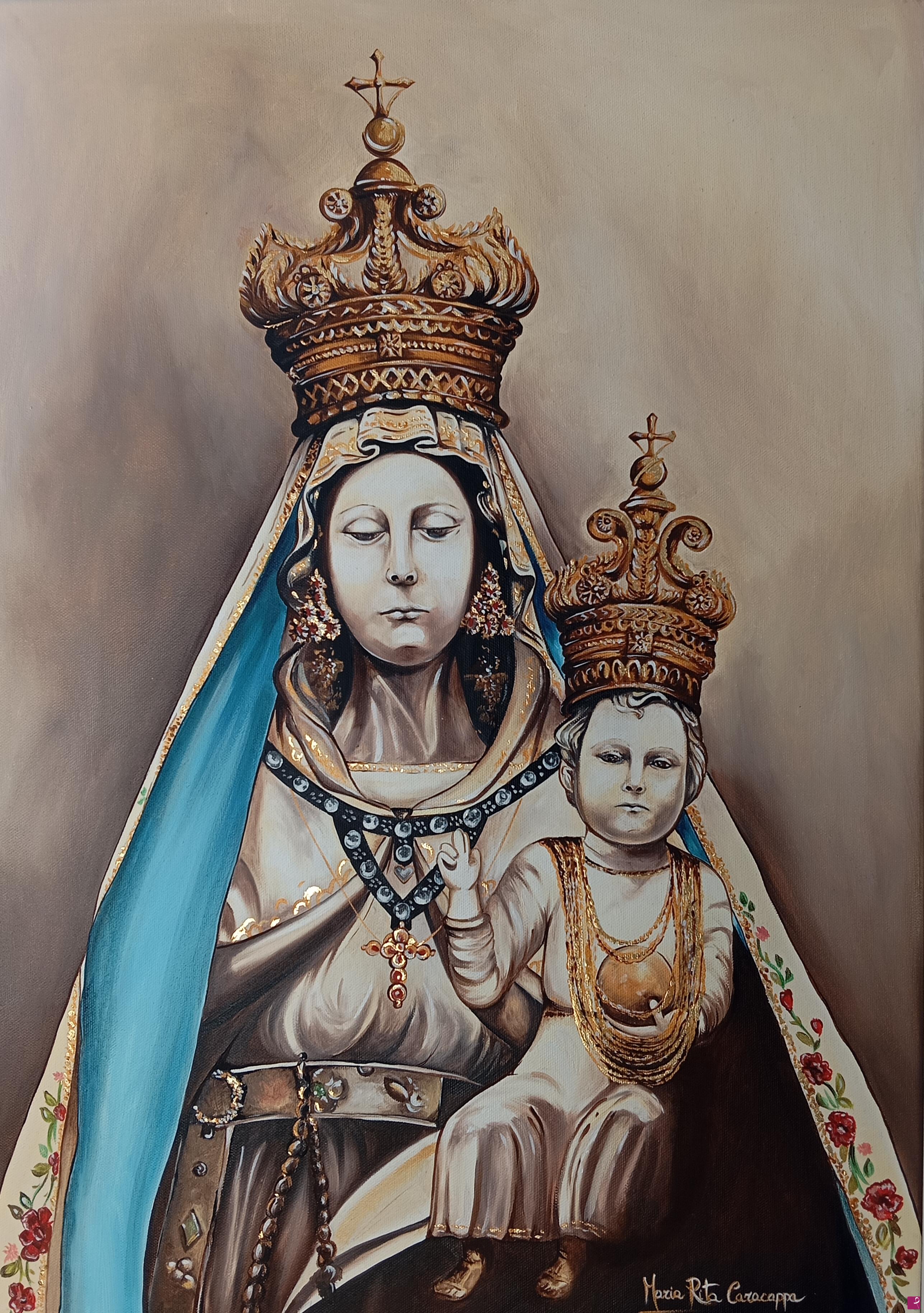 quadri in vendita online - Madonna del Soccorso, 400 anni sotto lo sguardo della madre