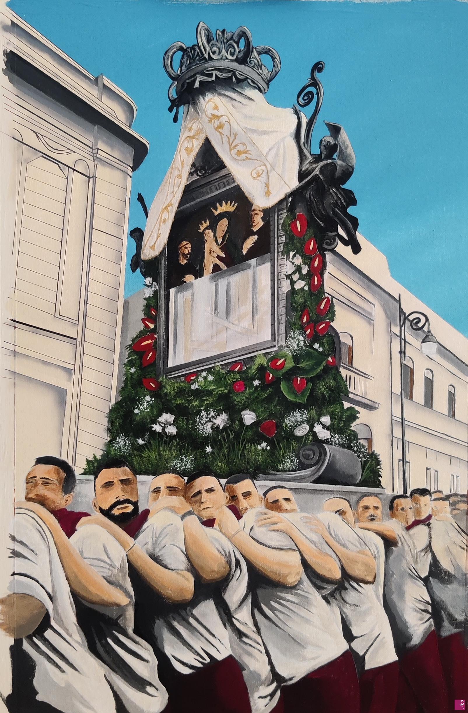 quadri in vendita online - Madonna della Consolazione