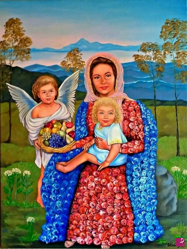 quadri in vendita online - Madonna della fertilità