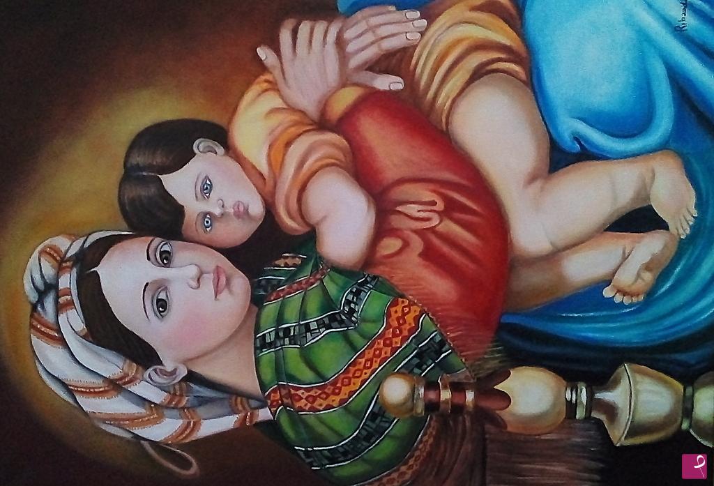 quadri in vendita online - Madonna della seggiola