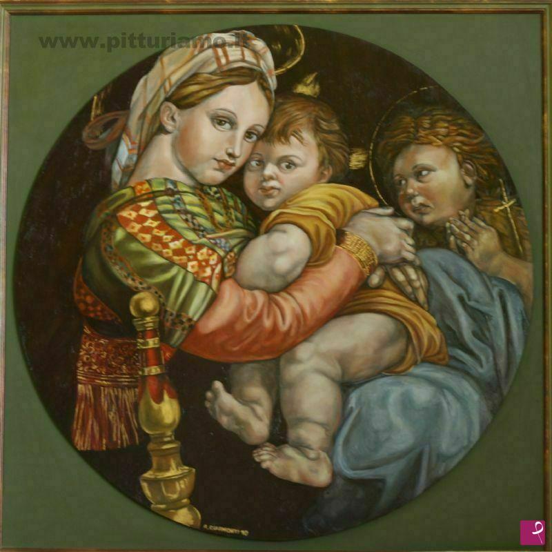 quadri in vendita online - Madonna della seggiola
