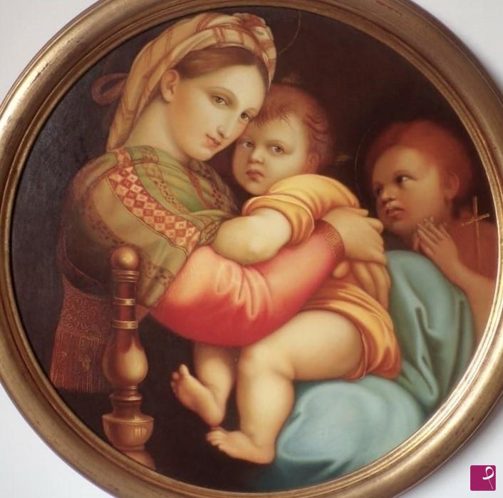 quadri in vendita online - Madonna della seggiola