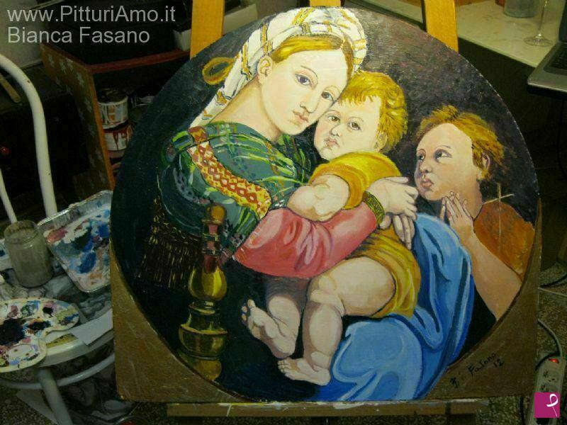 quadri in vendita online - Madonna della seggiola