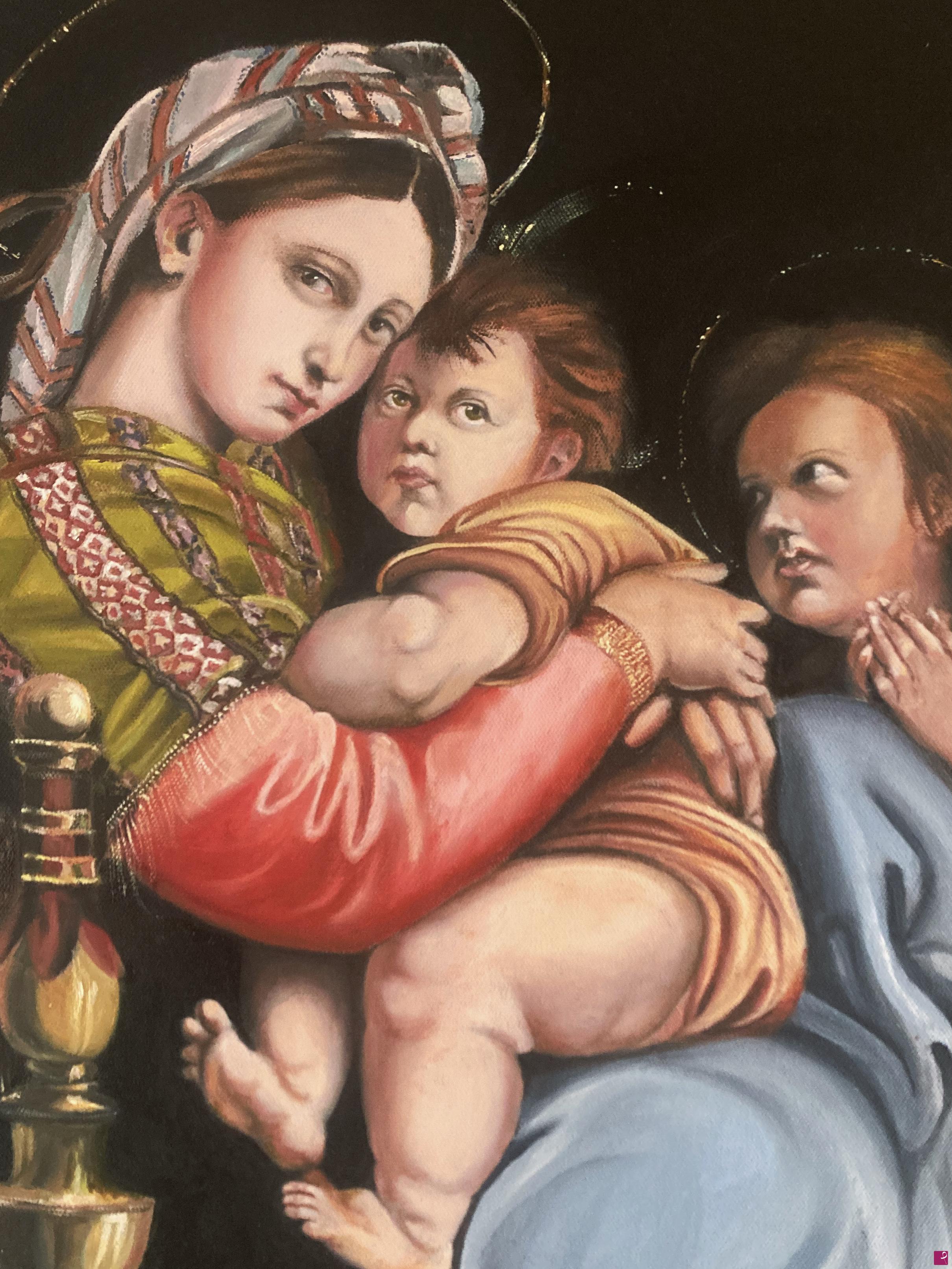quadri in vendita online - Madonna della Seggiola