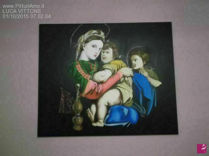 quadri in vendita online - Madonna della seggiola