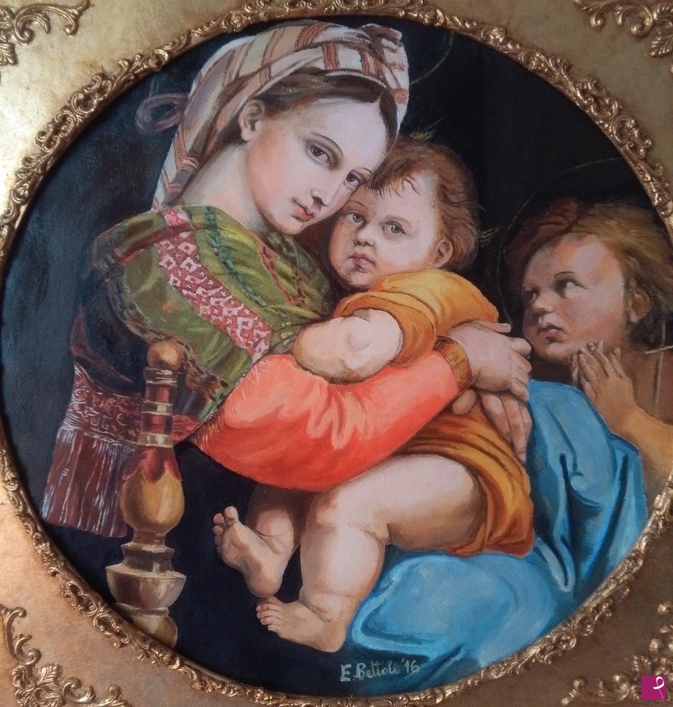 quadri in vendita online - Madonna della seggiola