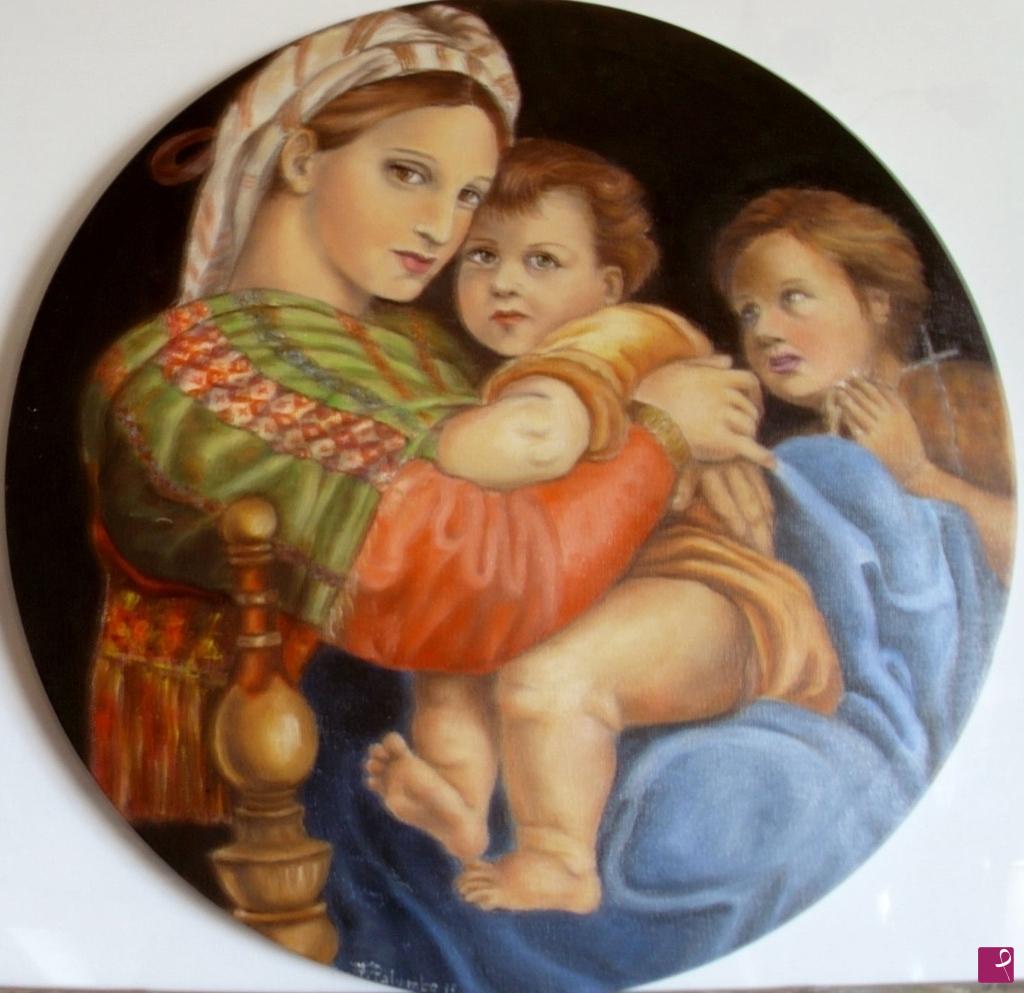 quadri in vendita online - "Madonna della seggiola" Raffaello