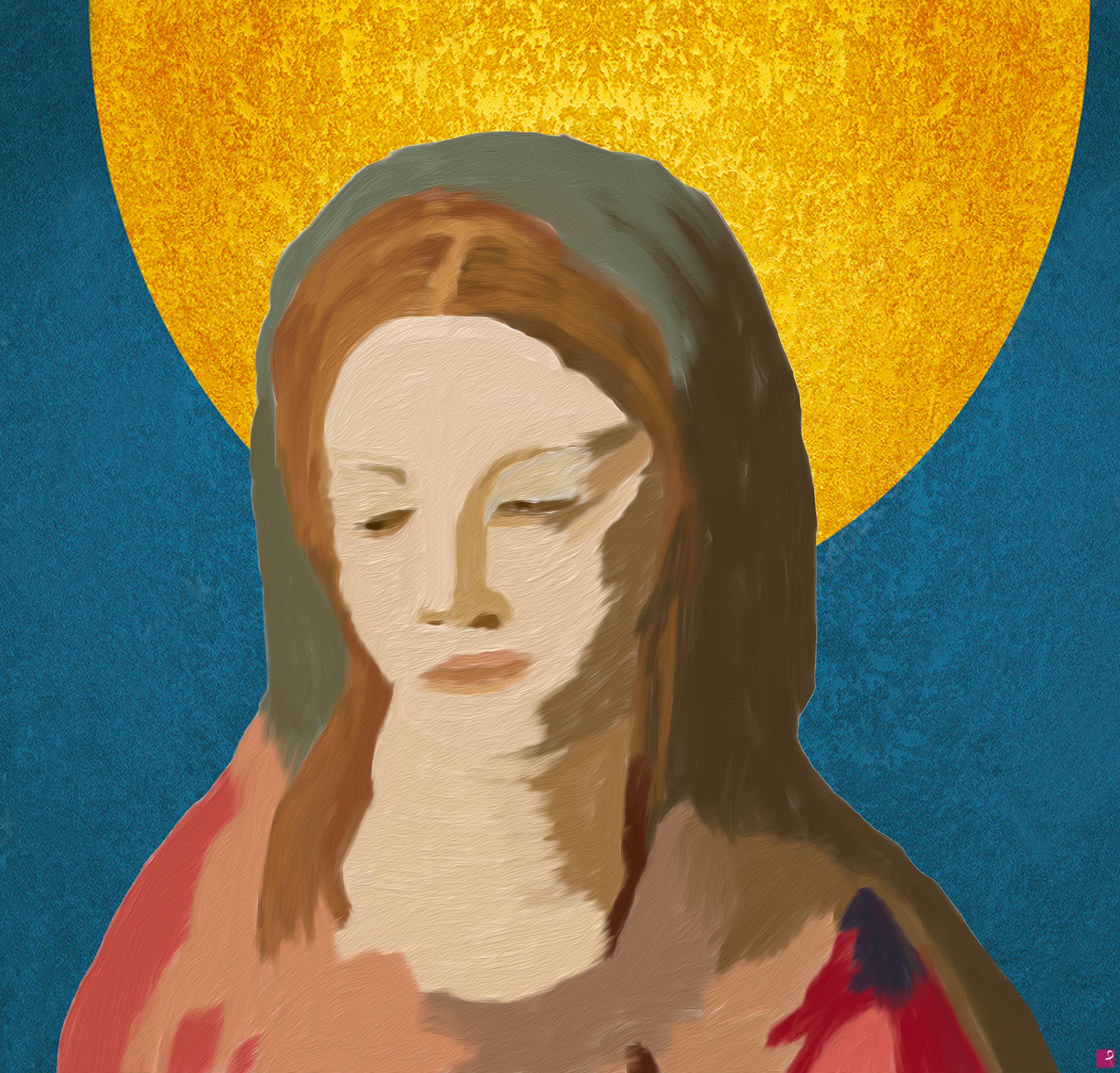 quadri in vendita online - Madonna della Semplicità - Edizione Limitata a 50