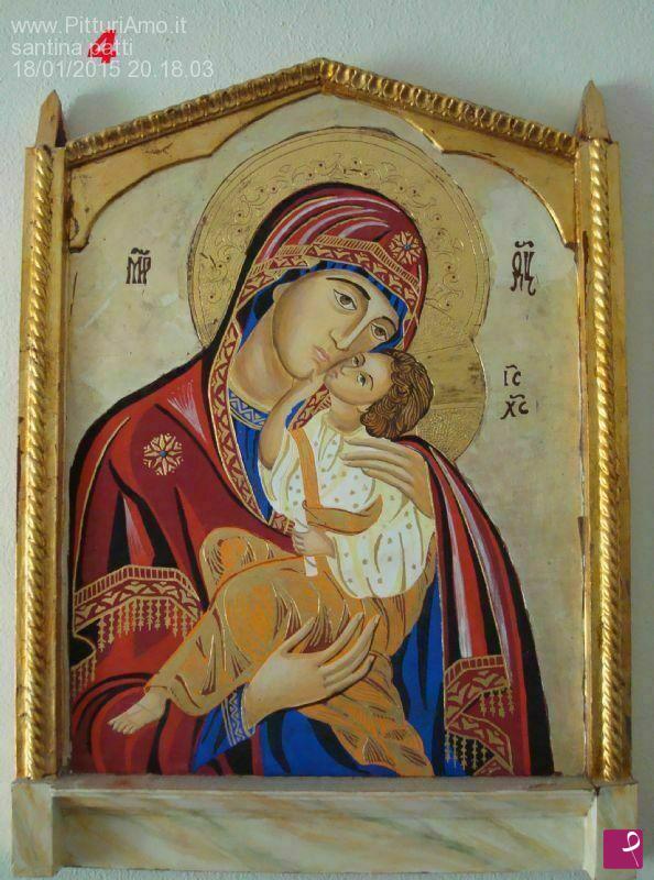 quadri in vendita online - Madonna della tenerezza