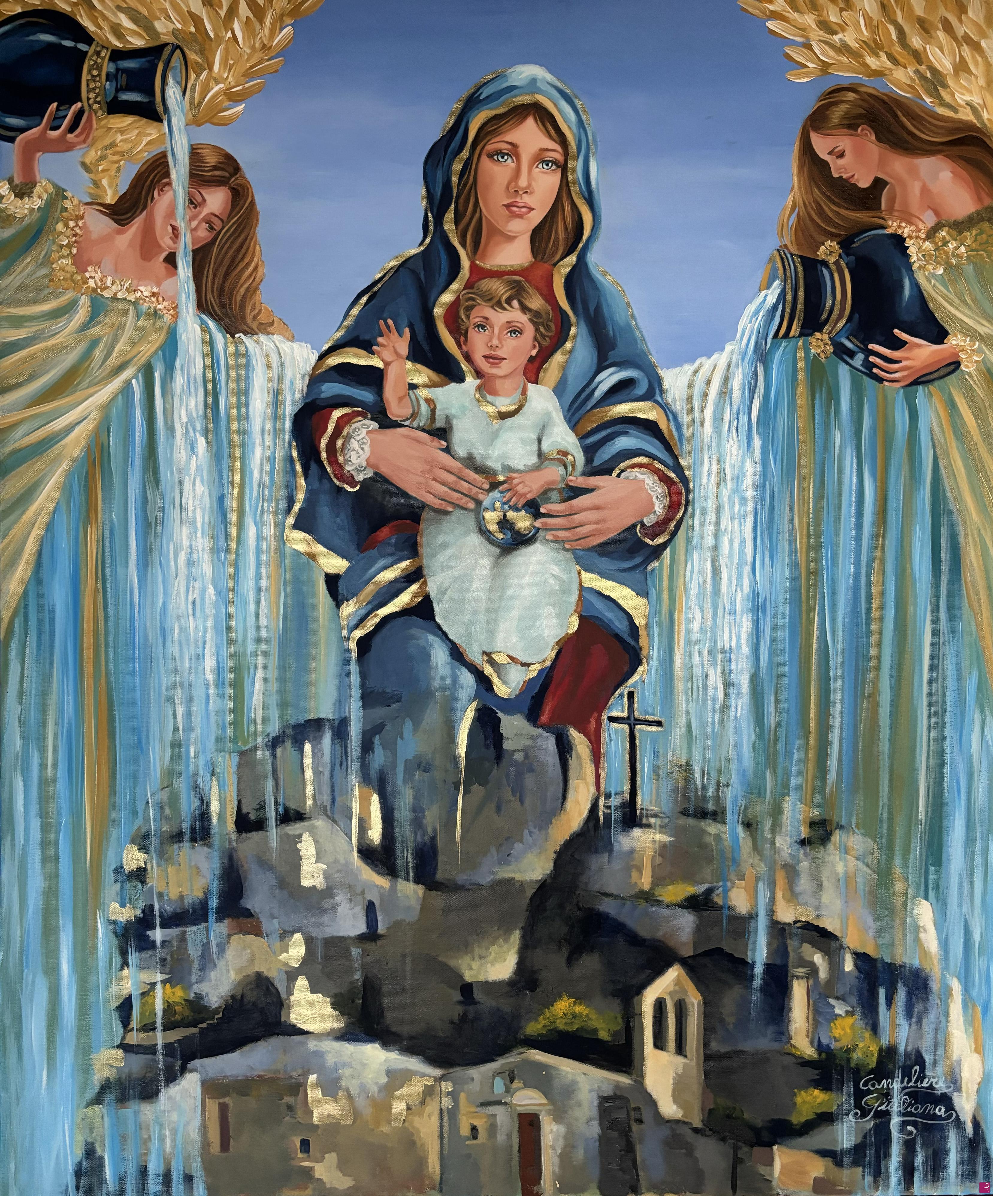 quadri in vendita online - Madonna dell'idris