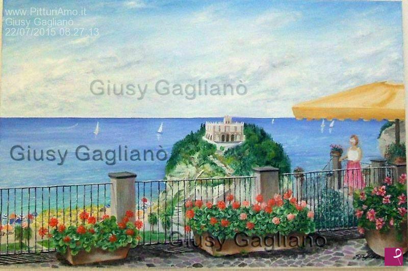 quadri in vendita online - "Madonna dell'isola" (Tropea)
