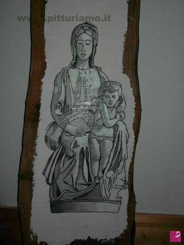 quadri in vendita online - Madonna di Bruges