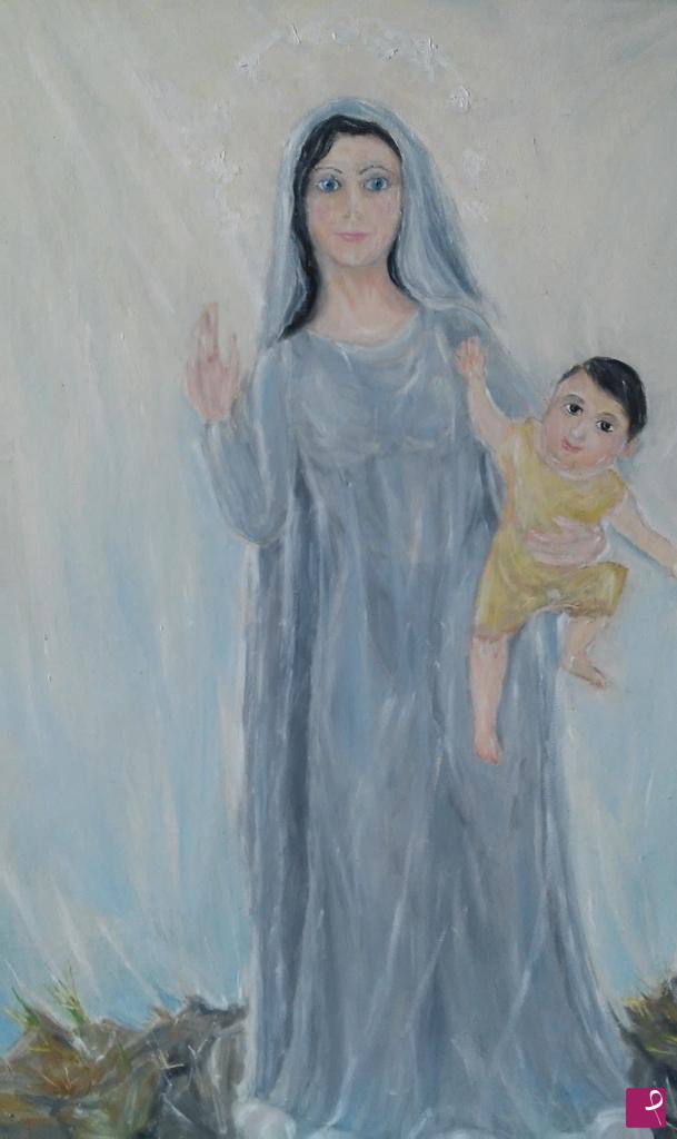 quadri in vendita online - Madonna di Medjugorje