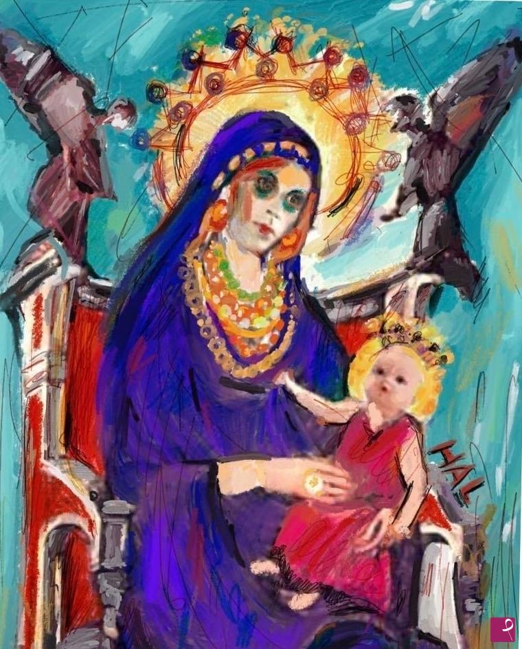 quadri in vendita online - Madonna di Montevergine
