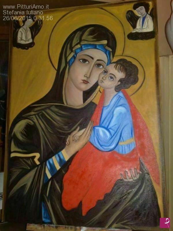 quadri in vendita online - Madonna greca