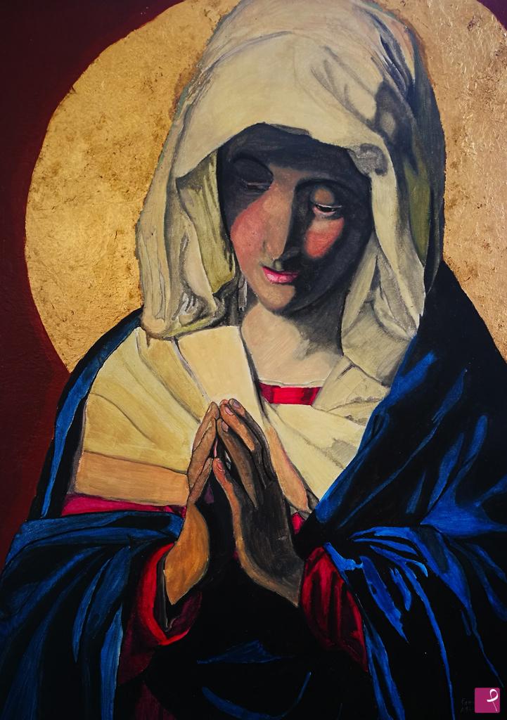 quadri in vendita online - Madonna in preghiera
