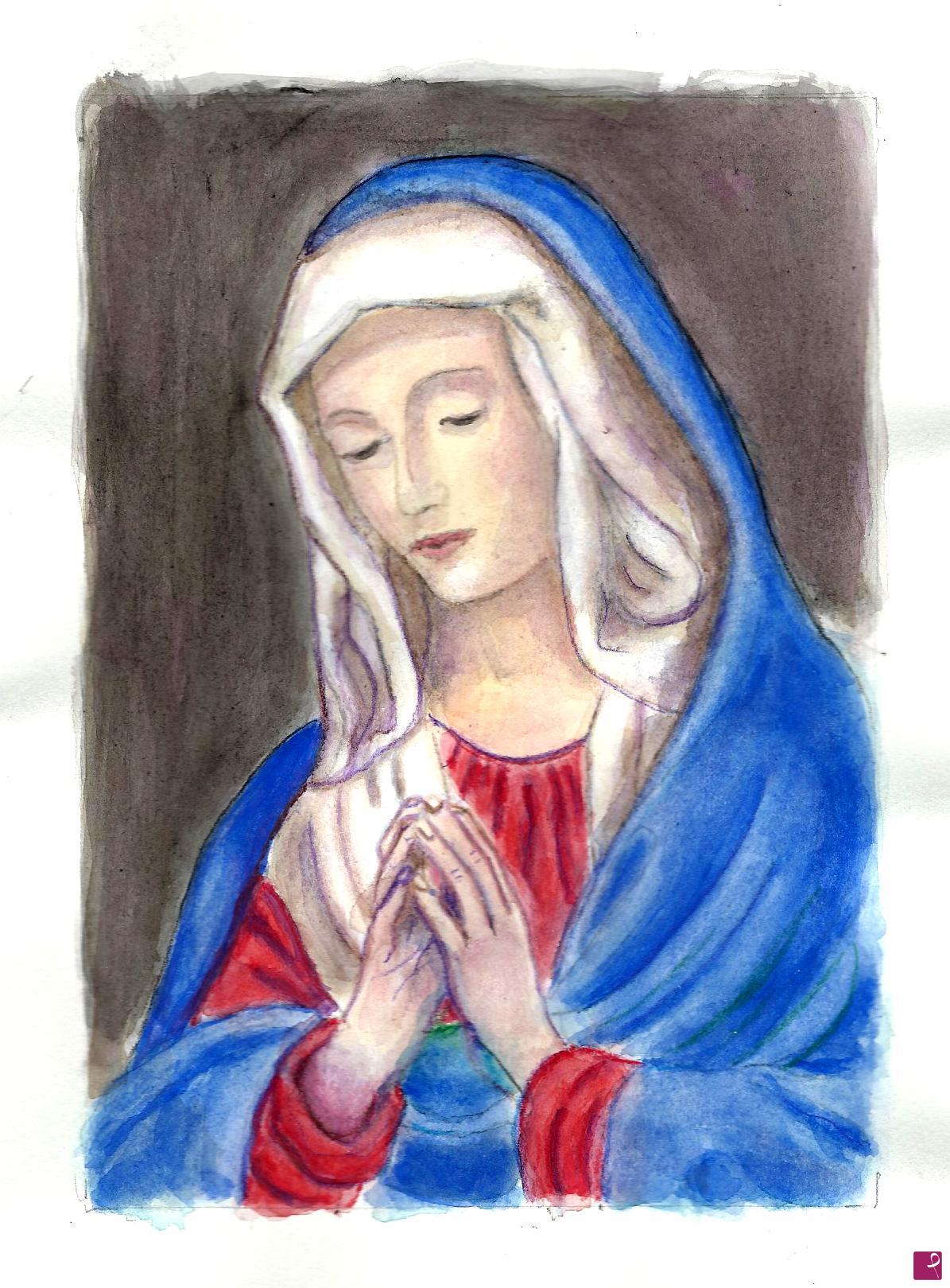 quadri in vendita online - Madonna in preghiera