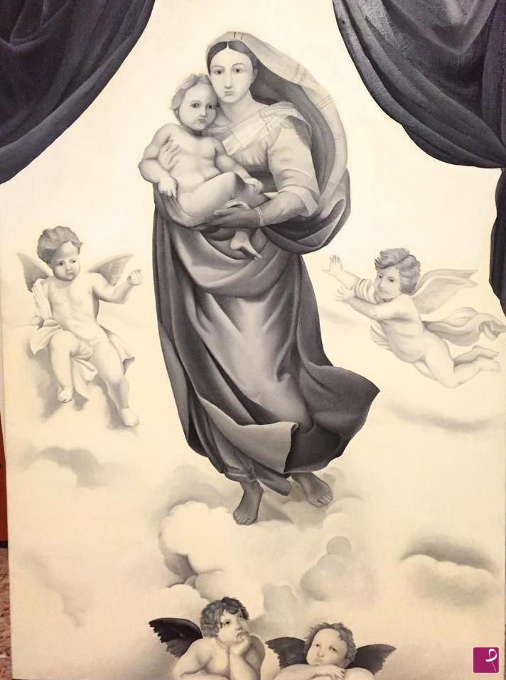 quadri in vendita online - Madonna Sistina