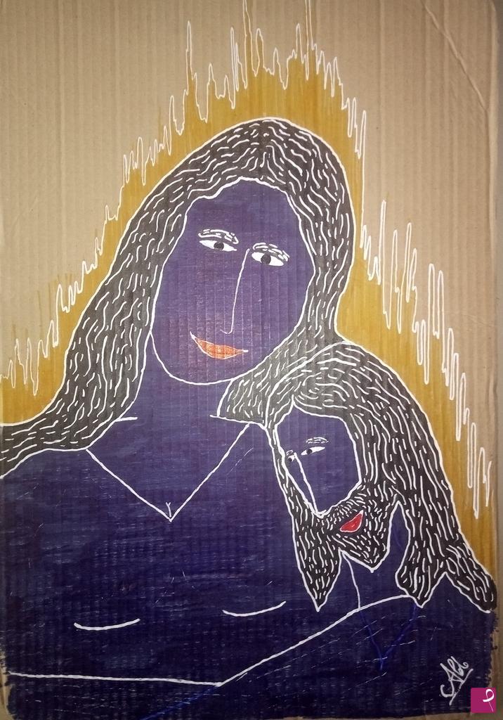quadri in vendita online - Madre consolatrice
