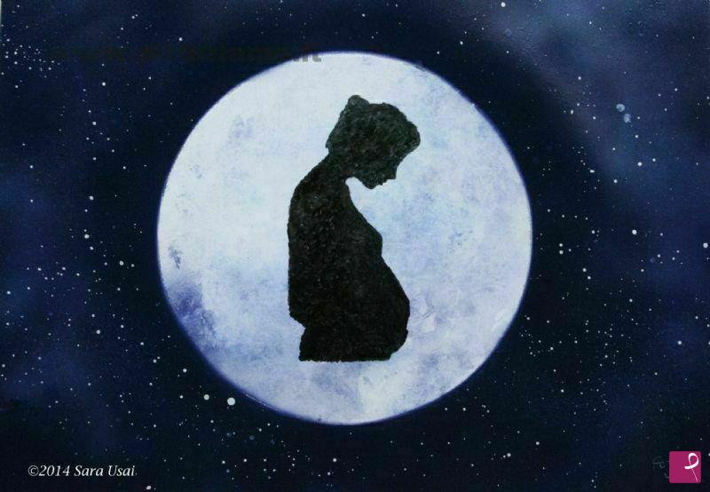 quadri in vendita online - Madre Luna
