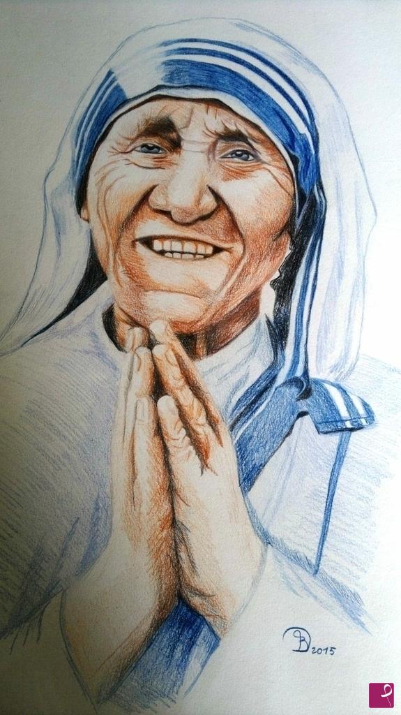 quadri in vendita online - Madre Teresa di Calcutta