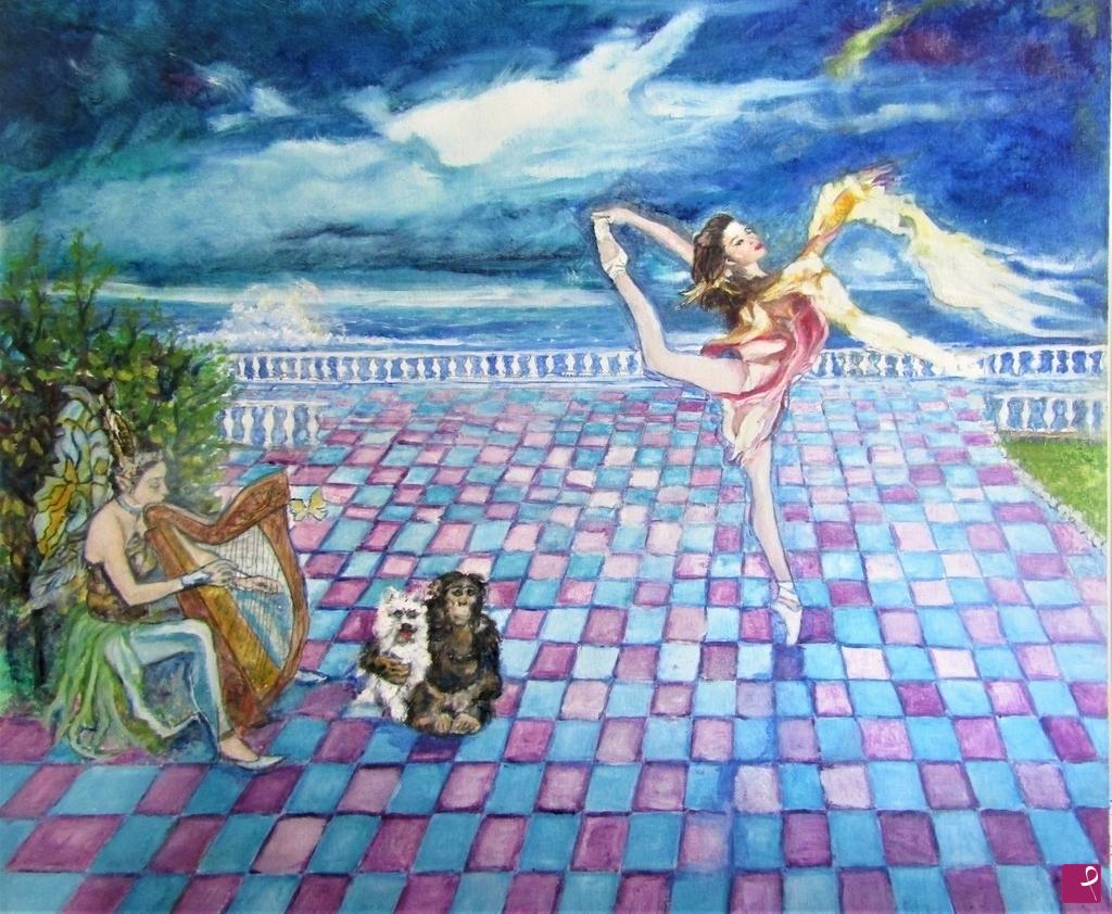 quadri in vendita online - " Magia sotto la luna "