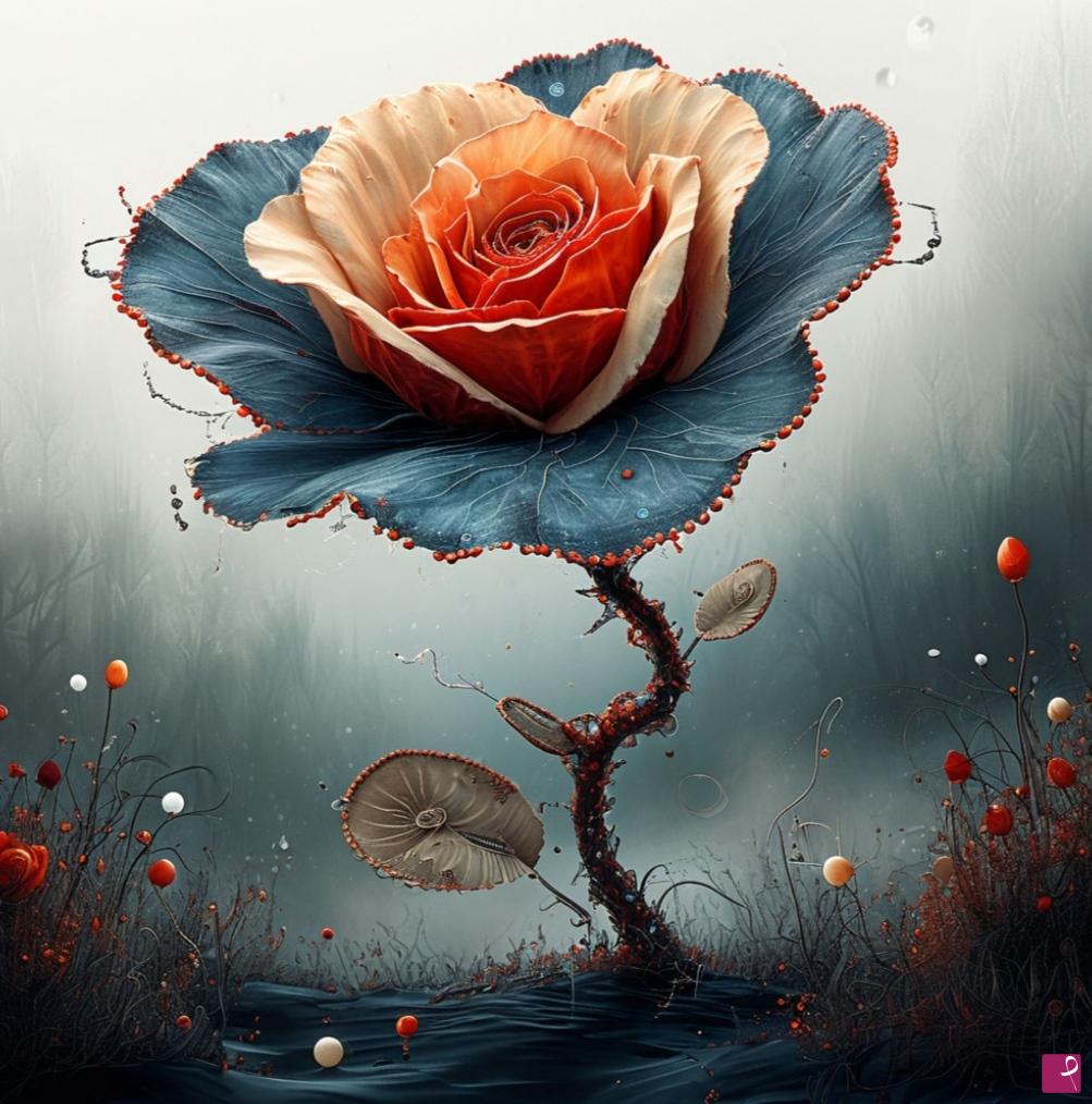 quadri in vendita online - Magic flower 