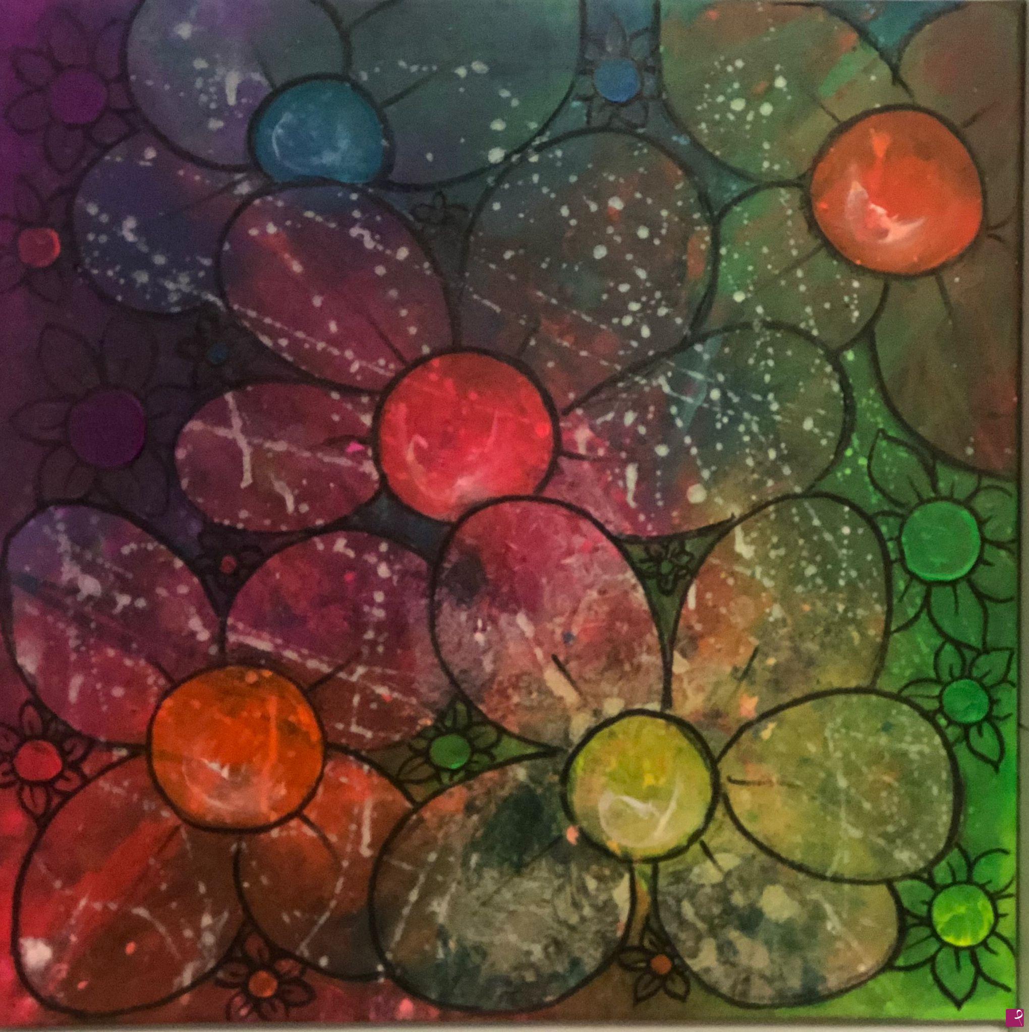 quadri in vendita online - Magic flowers