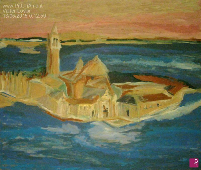 quadri in vendita online - Magic on water -Venezia  paesaggio  105 x 90