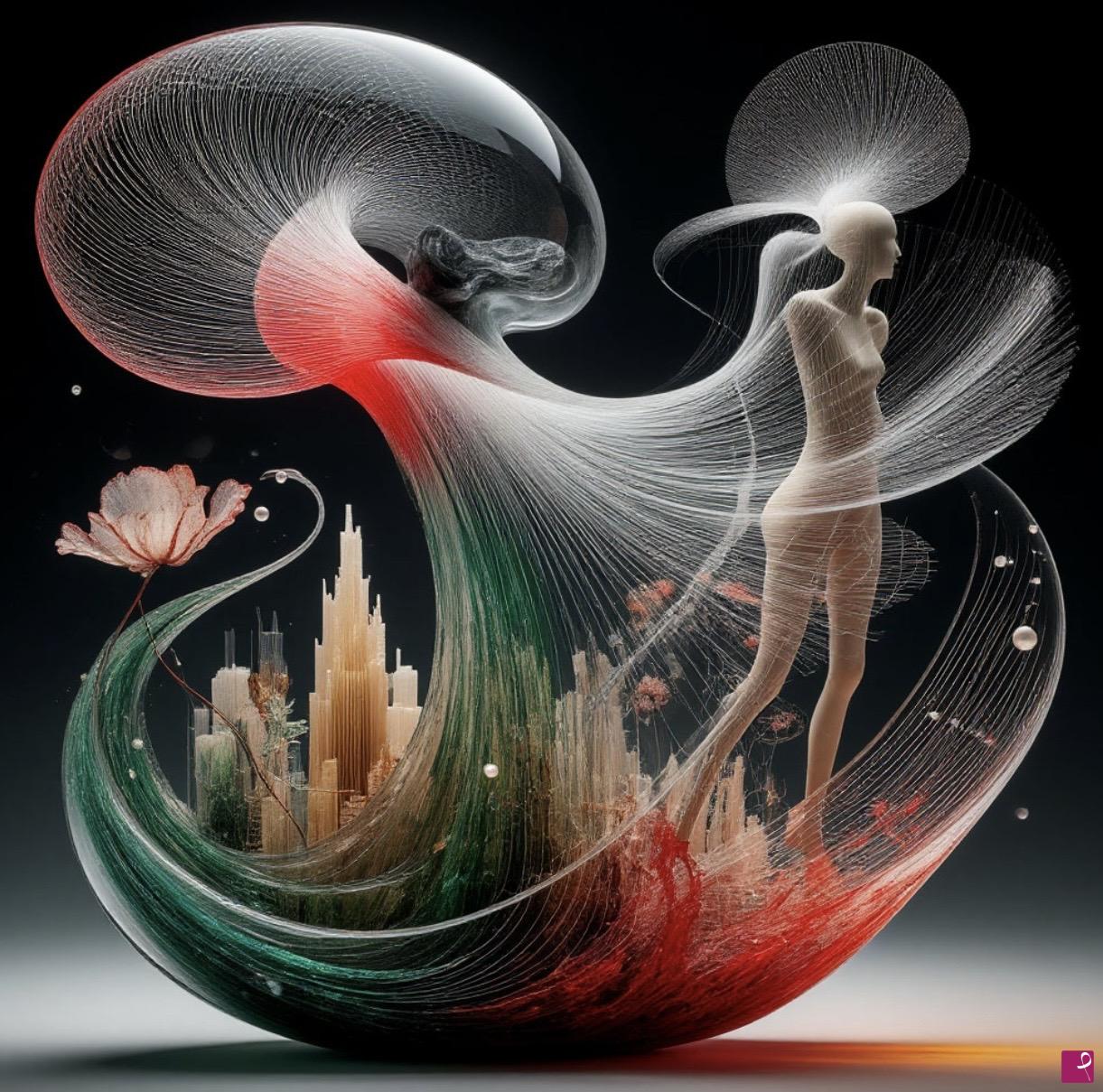 quadri in vendita online - Magnetic fields around us