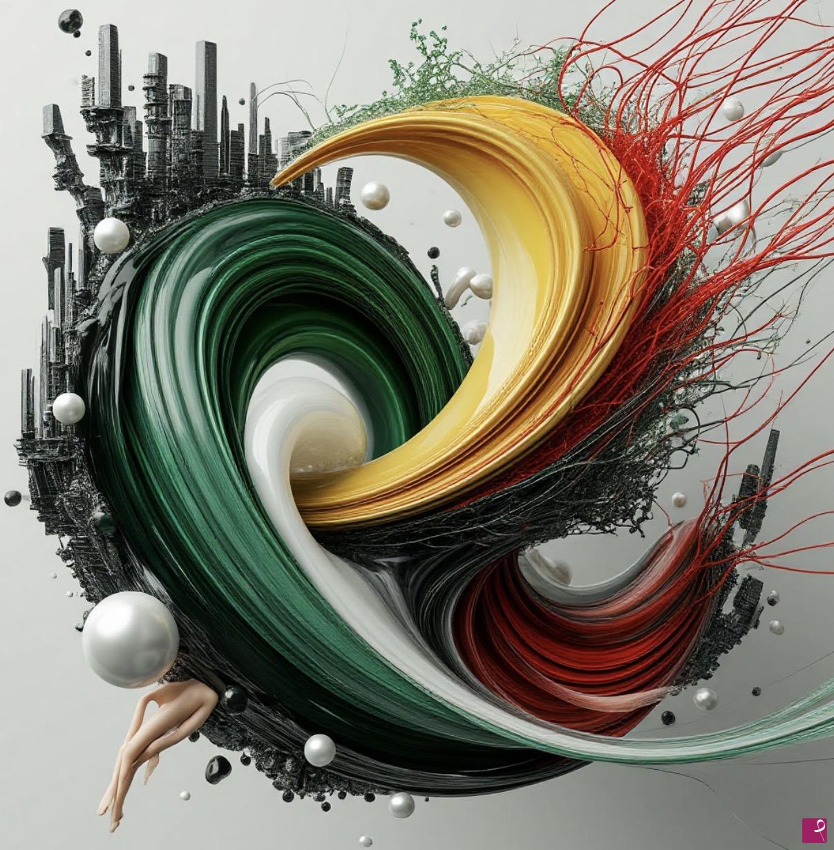 quadri in vendita online - Magnetic storm