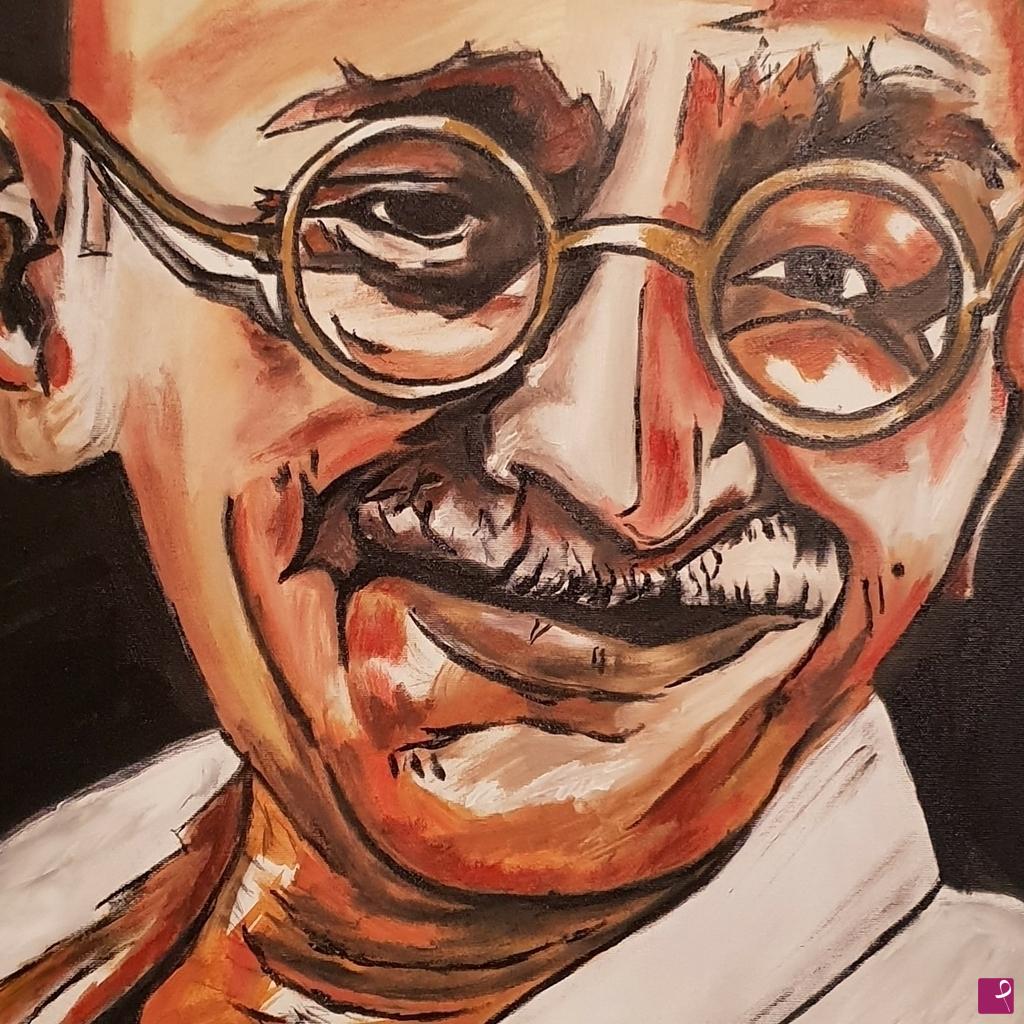 quadri in vendita online - Mahatma Gandhi
