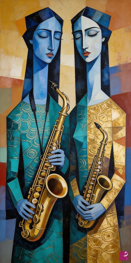 quadri in vendita online - Making music - 35