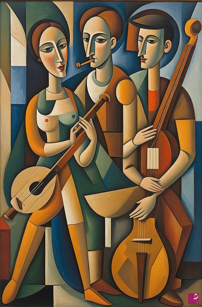 quadri in vendita online - Making music - 54
