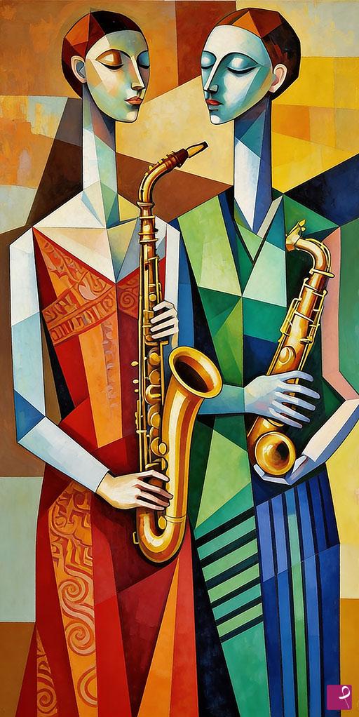 quadri in vendita online - Making music - 62