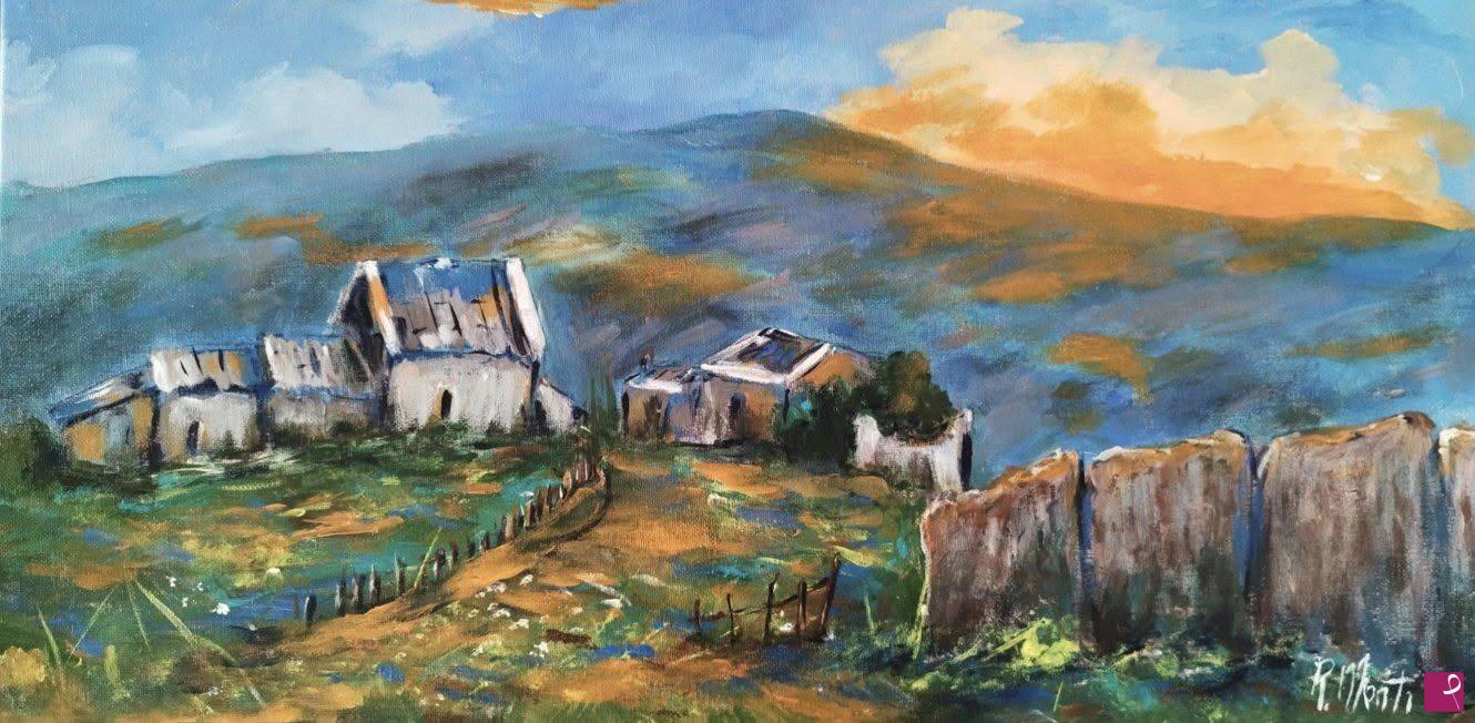 quadri in vendita online - Malga Brol – Alta Lessinia 
