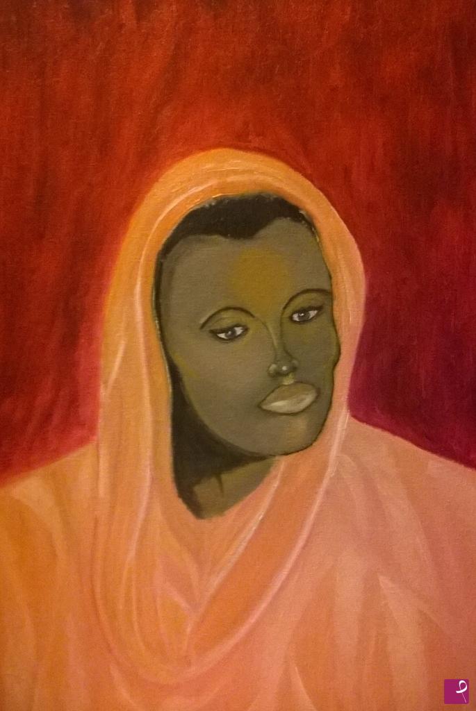 quadri in vendita online - Malinconic Black Woman