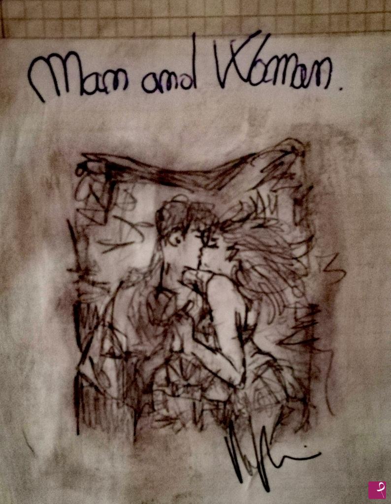 quadri in vendita online - Man and Woman 