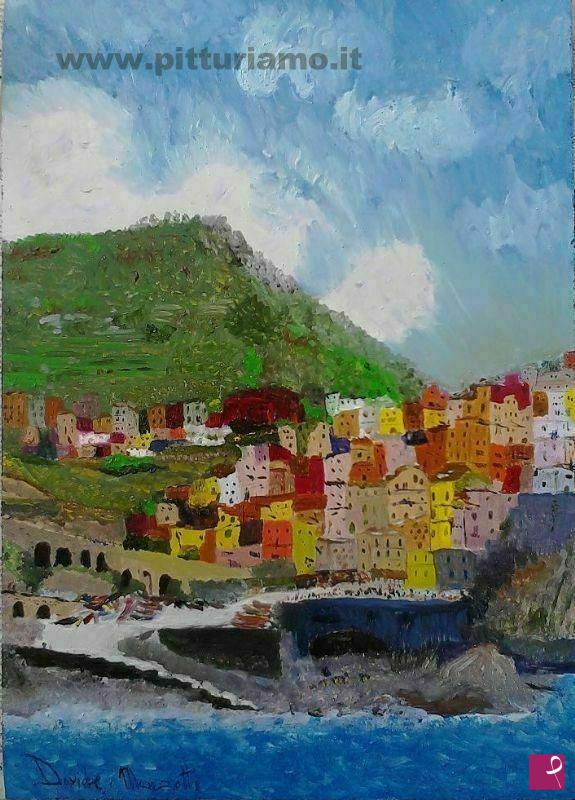 quadri in vendita online - Manarola