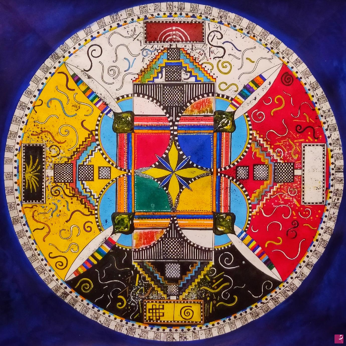 quadri in vendita online - Mandala del risveglio