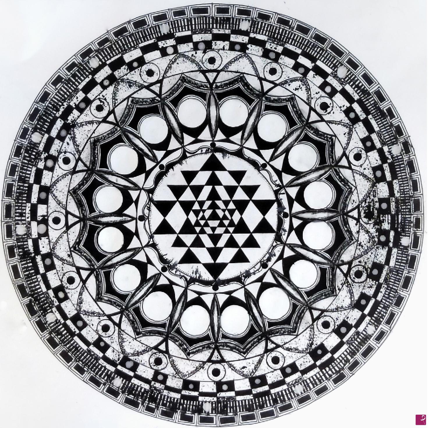 quadri in vendita online - Mandala del silenzio cosmico