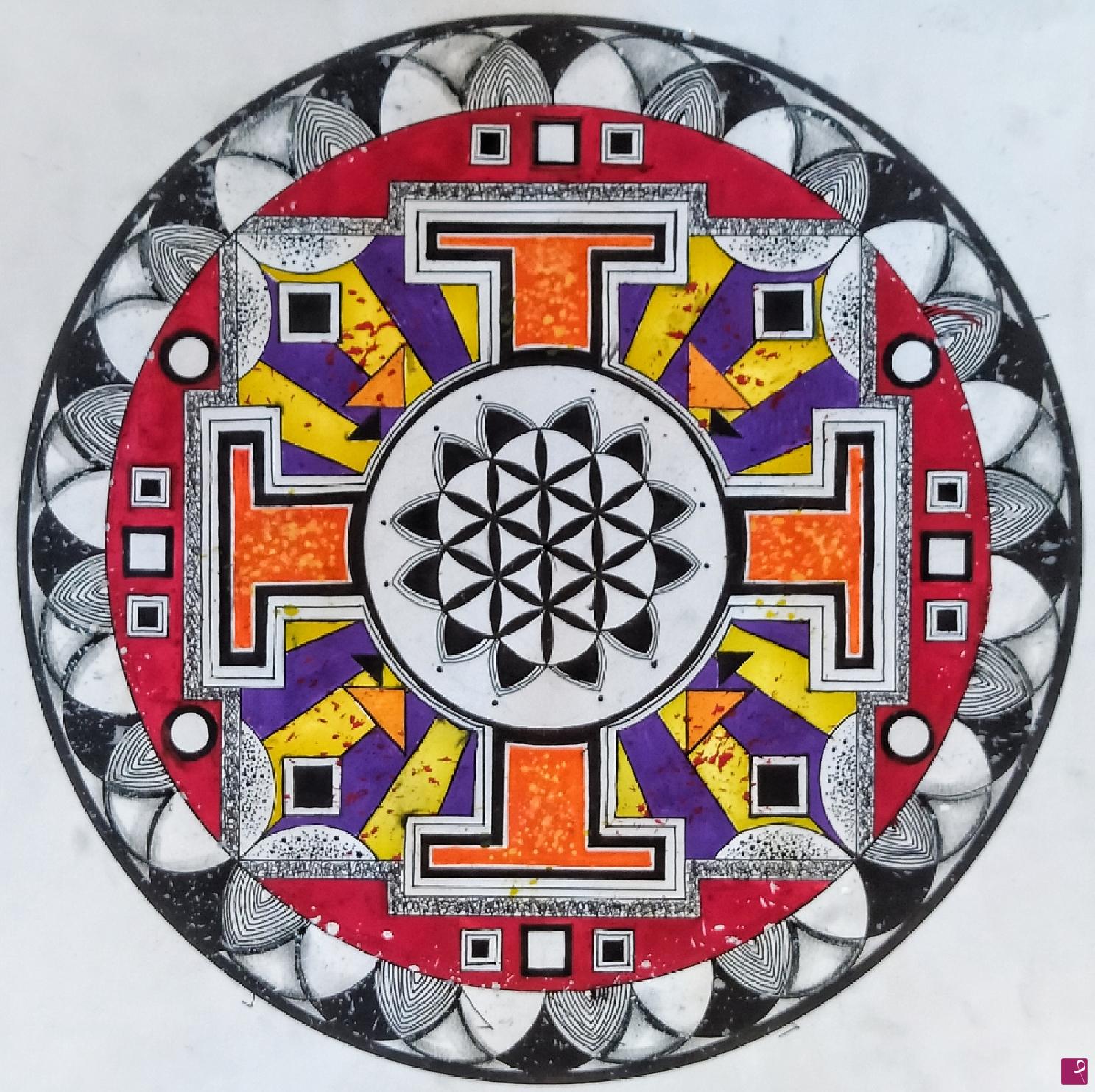 quadri in vendita online - Mandala della compassione