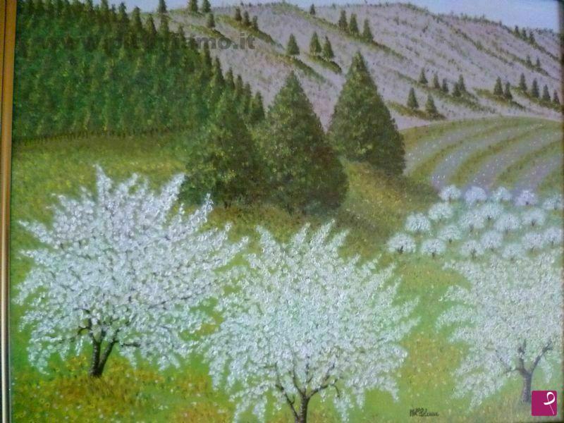quadri in vendita online - mandorli in fiore