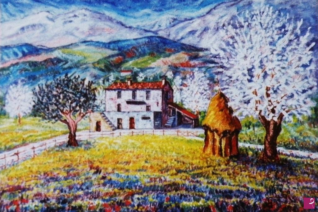quadri in vendita online - MANDORLI IN FIORE 