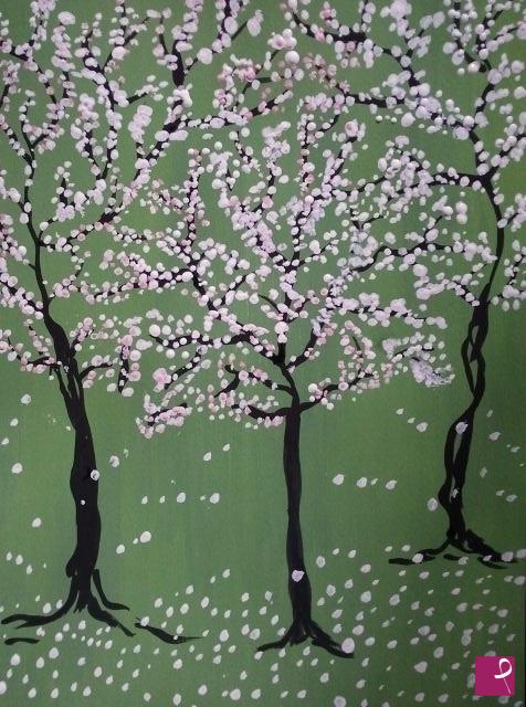 quadri in vendita online - Mandorli in fiore 