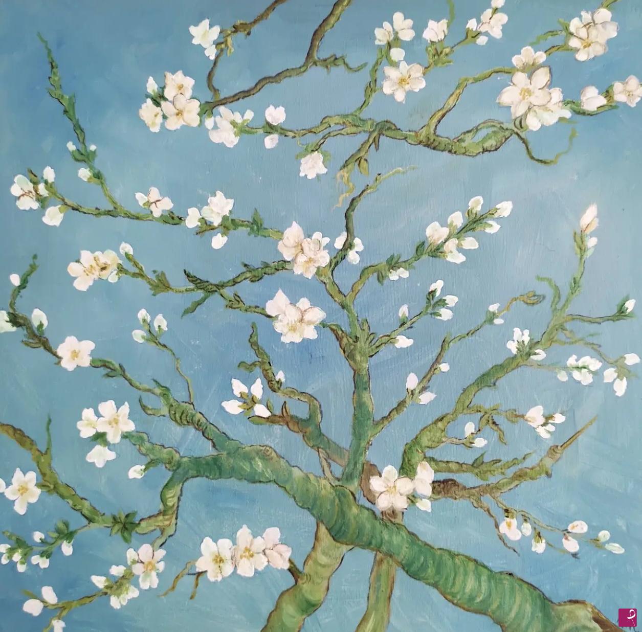 quadri in vendita online - Mandorlo in fiore