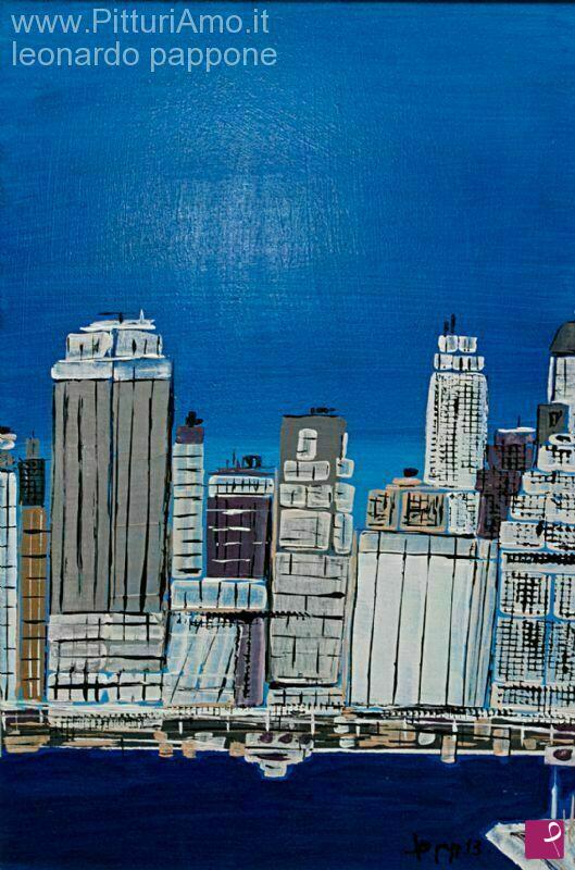 quadri in vendita online - manhattan da east river