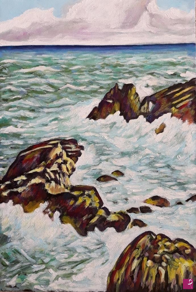 quadri in vendita online - MAR LIGURE (2018
