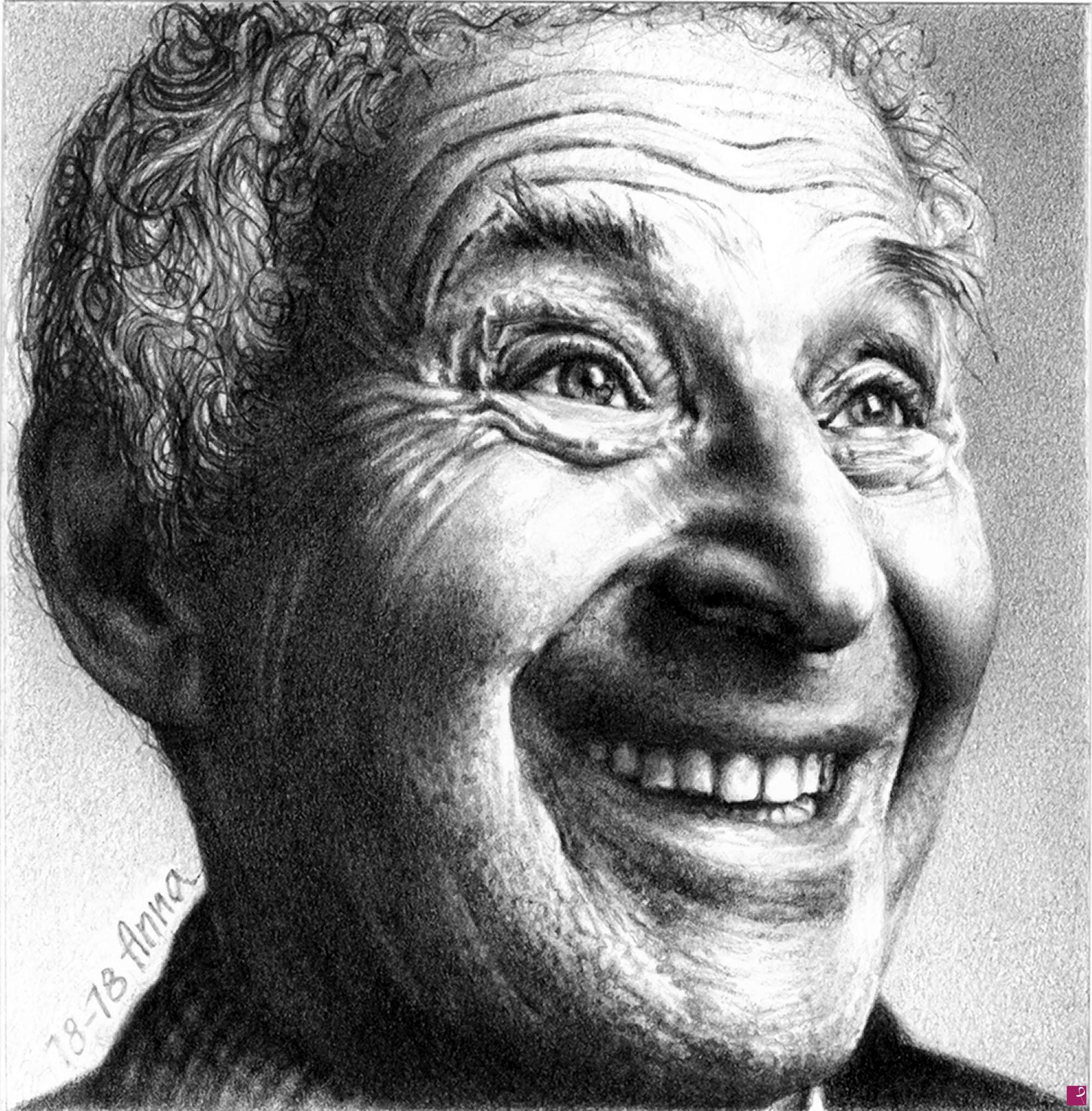 quadri in vendita online - Marc Chagall. Ritratto.
