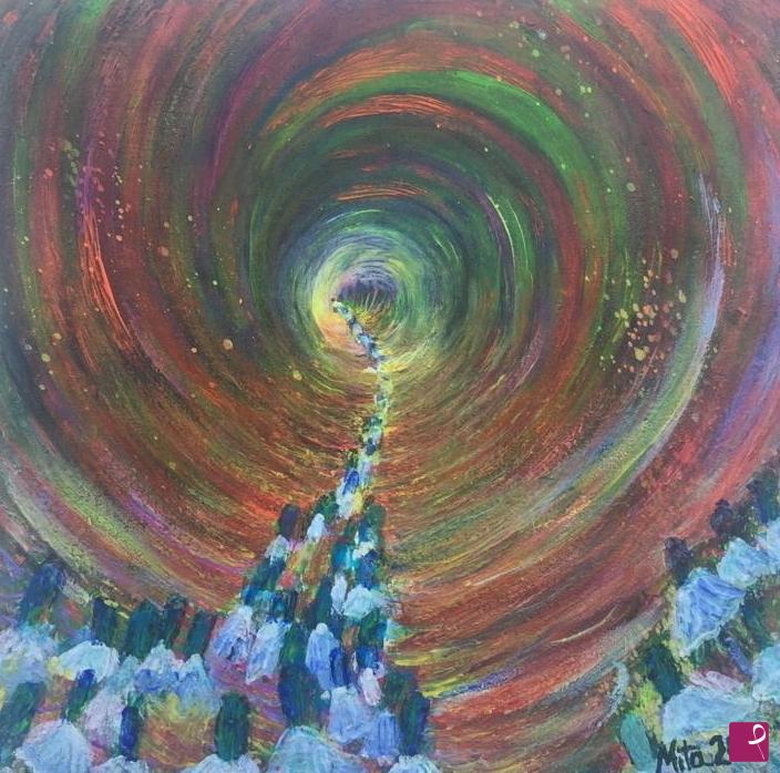 quadri in vendita online - MARCHING TO OTHER DIMENSIONS